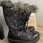 Sorel  Women’s 8 Black Tofino II Lace Up Faux Fur Boots Photo 0