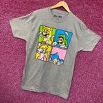 Super Mario Bros Furry Peach Toad Mario Luigi Nintendo Tee L Photo 2