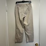 Talbots Women's Khaki Pants Size 4. Light Beige. Woven Fabric. Unique Waistband. Photo 1