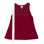 Old Navy  Maroon Red Sleeveless Blouse Size Small Photo 2