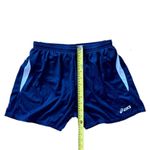 ASICS Shorts Athletic Navy Blue Medium Women Sport Running Gym Exercise Workout Photo 7