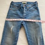 Madewell Distressed jeans, Size 24 98% Cotton Photo 7