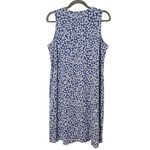 J. Jill Blue Daisy Floral Print Sleeveless Dress Size Medium Photo 1