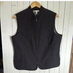 JM Collection Quilted Vest Black Size XL Photo 0