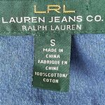 Ralph Lauren Lauren  Liberty Floral Ruffle Henley V-Neck Small Cottagecore Femme Photo 6