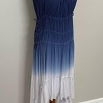 Young Fabulous and Broke  Dress Ombré High Low Hem Beach Coastal Party Blue White Photo 1