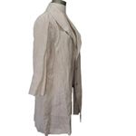 Saint Tropez West ✨ Tan 100% Linen Ladies Sz Medium Jacket✨ Photo 1
