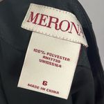 Merona  Black Ruffle Side Straight Pencil Skirt 6 Photo 5