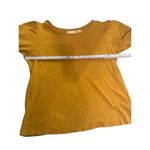 Maeve Anthropologie Mustard Golden Yellow Short Sleeve Top Sz S Photo 8