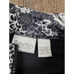 Chico's Zenergy by  Black Gray Stretch Animal Print Full Zip Jacket Size 1 - Med Photo 2