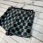 SO  Athletic Shorts Black with Mint Green Stars Extremely Soft SZ M Intimates Photo 6