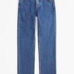 Abercrombie & Fitch  The 90s Straight Mid Rise Jean Denim Dark Wash 12S 31 EUC Photo 0