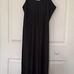 Cheibear Satin Pajama Dress Camisole Midi Nightdress V Photo 1