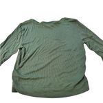Babaton  Baby Tee Green 3/4 length sleeve, ribbed, soft, crew‎ neck Size Small Photo 1
