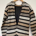 Helga | Vintage Sweater Striped Lined Midi Dress Photo 2