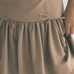 ZARA  dress mini sleeveless pleated skirt bodycon casual bow corset Photo 8