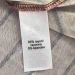 Maurice's long sleeve loose brown & black striped scoopneck women’s shirt L Photo 7