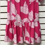 NWT Sun Dress Tropical Print Pink/White Sz XL Short Sleeve Photo 3