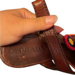 Prada LEATHER BOHEMIAN STYLE HEELS Photo 2