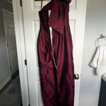 Elegant Burgundy Evening Gown Red Size 4 Photo 1