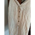 Prómesa Women's Promesa Linen Blend Romper Oatmeal Beige Size small NWT Photo 9