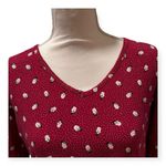Charter Club  Intimates Red Snowman Nightgown Long Sleeve Women’s L Photo 5