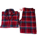 Croft & Barrow  red plaid 2 piece pj set Photo 1