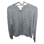 Pre Owned sophisticated petite blend button long sleeve sweater. Size Small Photo 0