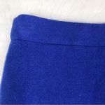 J.Crew 100% Wool No 2 Pencil Skirt Royal Blue Knee Length Fitted Lined Size 4 Photo 4