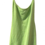 Boston Proper  GREEN SILK SWEATER HALTER TOP Photo 0