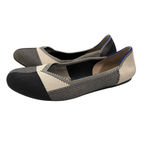 Rothy's Captoe Buffalo Plaid Slip On Flats Size 10 Black White Casual Retired Photo 2