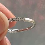 14k White GoLd Half Carat Diamond Band Photo 1