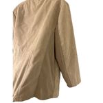 Valerie Stevens  Jacket Faux Leather Zip Front Classic Tan Moto Jacket Size 1X Photo 4