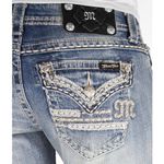 Miss Me  Jeans Womens 30 Slim Boot Stretch Low Rise Denim Y2K Western Cowgirl Photo 1