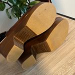 Free People Amber Orchard Wooden Wedge & Leather Platform Clogs, US 10.5/ EU 41 Photo 8