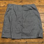 Eyeshadow  Houndstooth‎ Double Slit Mini Skirt Woman's Size 1 Photo 2