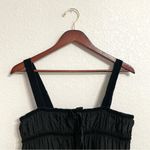 Hunter Bell Anthropologie  Womens Dress Black Mini Tiered Velvet Trim Size XL Photo 2