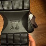 Crocs  Women's Flats in Dark Brown and Black Photo 2