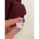 FIGS Top Womens Small Casma Three Pocket Scrub Burgundy V-Neck Short Sleeve Photo 8