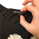 Truly Madly Deeply Black crop top with daisy flower pattern Photo 3