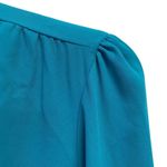 Anthropologie MOULINETTE SOEURS Button Down Shirt Silver Ball Button 3/4 Sleeve Photo 7