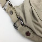 Vera Bradley Simply Vera Wang Handbag Purse Leather Ivory Shoulder Saddle Hand Bag Photo 3