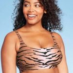 Xhilaration Square Neck Bralette Bikini Top Photo 3