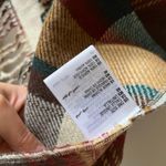 Charter Club NWT  Multicolor Plaid Shawl Wrap Poncho Photo 5