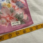 Pink boarder and cream floral print bandana 0794 Photo 2