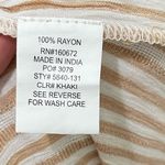 Blue Island  Low Cut Striped Maxi Dress Size Small Photo 3