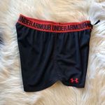 Under Armour red/Blk athletic shorts size small Photo 1