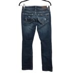 BKE Denim Stella Boot Cut Distressed Jeans Low Rise 26R HEMMED Photo 1