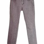 prAna  Jeans Gray Chevron Low Rise Slim Straight Stretch Cotton Denim Size 6 Photo 1