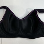 Lane Bryant Sport By Cacique 40D Sport Bra Molded Underwire  Black Wicking Photo 7